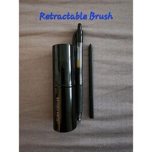 Laura Geller Retractable Black Kabuki Brush With Aluminum Handle Makeup Brush